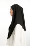 Bengi - Micro Krep Turban Hijab Negro