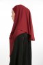 Bengi - Micro Krep Turban Hijab Burdeos