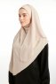 Bengi - Micro Krep Turban Hijab Taupe Claro