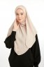 Bengi - Micro Krep Turban Hijab Taupe Claro