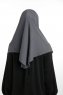 Bengi - Micro Krep Turban Hijab Antracita