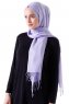 Demet - Hijab Pashmina Violeta Claro