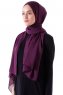 Hadise - Hijab Chiffon Morado Oscuro