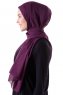 Hadise - Hijab Chiffon Morado Oscuro
