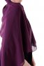 Hadise - Hijab Chiffon Morado Oscuro