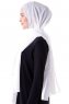 Hadise - Hijab Chiffon Blanco
