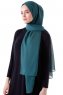 Hadise - Hijab Chiffon Verde Oscuro