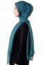 Hadise - Hijab Chiffon Verde Oscuro