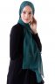 Hadise - Hijab Chiffon Verde Oscuro