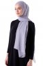 Hadise - Hijab Chiffon Gris Claro