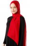 Hadise - Hijab Chiffon Rojo