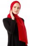 Hadise - Hijab Chiffon Rojo