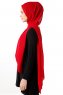 Hadise - Hijab Chiffon Rojo