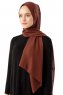 Hadise - Hijab Chiffon Marrón