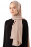 Hadise - Hijab Chiffon Beige Oscuro