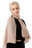Hadise - Hijab Chiffon Beige Oscuro