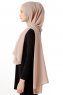 Hadise - Hijab Chiffon Beige Oscuro
