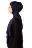 Neylan - Hijab Jersey Básico Azul Marino