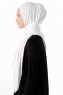 Neylan - Hijab Jersey Básico Blanco