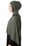 Neylan - Hijab Jersey Básico Caqui Oscuro