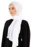 Esra - Hijab Chiffon Blanco