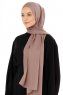 Esra - Hijab Chiffon Taupe Oscuro