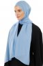 Esra - Hijab Chiffon Azul Claro