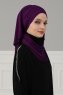 Amy - Turbante De Algodón Púrpura - Ayse Turban