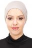 Stella - Turbante De Algodón Taupe