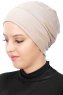 Stella - Turbante De Algodón Taupe
