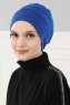 Stella - Turbante De Algodón Azul