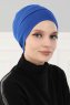 Stella - Turbante De Algodón Azul