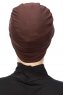 Stella - Turbante De Algodón Marrón