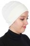 Stella - Turbante De Algodón Crema