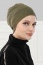 Stella - Turbante De Algodón Caqui