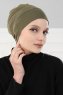 Stella - Turbante De Algodón Caqui