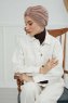 Laura - Turbante De Algodón Taupe