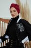 Laura - Turbante De Algodón Burdeos