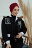 Laura - Turbante De Algodón Burdeos