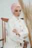 Laura - Turbante De Algodón Rosa De Antaño