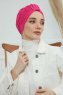 Laura - Turbante De Algodón Fucsia