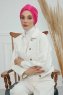 Laura - Turbante De Algodón Fucsia