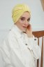 Laura - Turbante De Algodón Amarillo