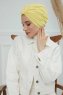 Laura - Turbante De Algodón Amarillo