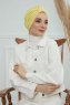 Laura - Turbante De Algodón Amarillo