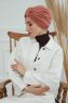 Laura - Turbante De Algodón Salmón