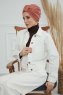 Laura - Turbante De Algodón Salmón