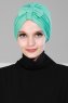 Agnes - Turbante De Algodón Turquesa - Ayse Turban