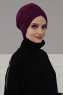 Wilma - Turbante De Algodón Púrpura - Ayse Turban