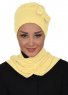 Bianca - Turbante De Algodón Amarillo